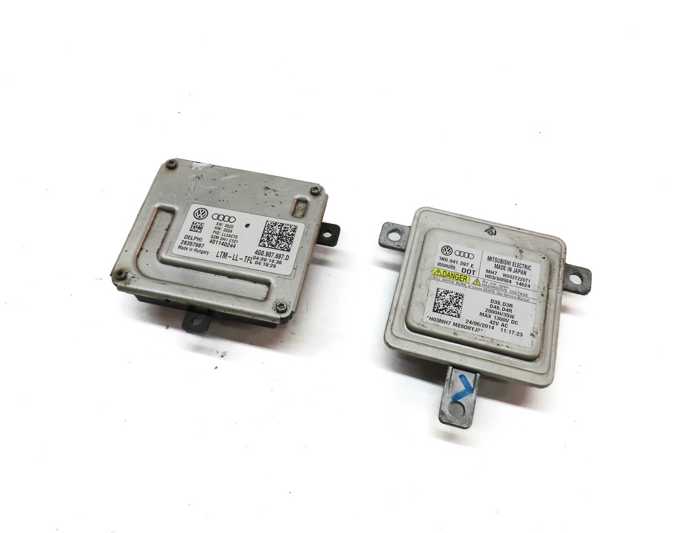 2015 AUDI Q3 SUV (8U) FRONT LEFT DRIVER HEADLIGHT LAMP CONTROL MODULE SET/2