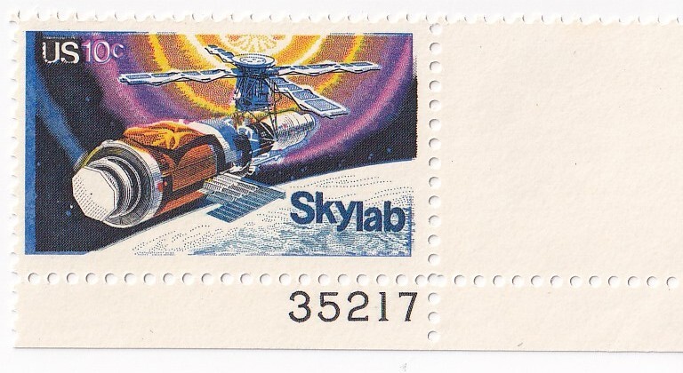 STAMP SCOTT 1529 "Skylab Project" 10 CENT 1974 MNH WITH PB #
