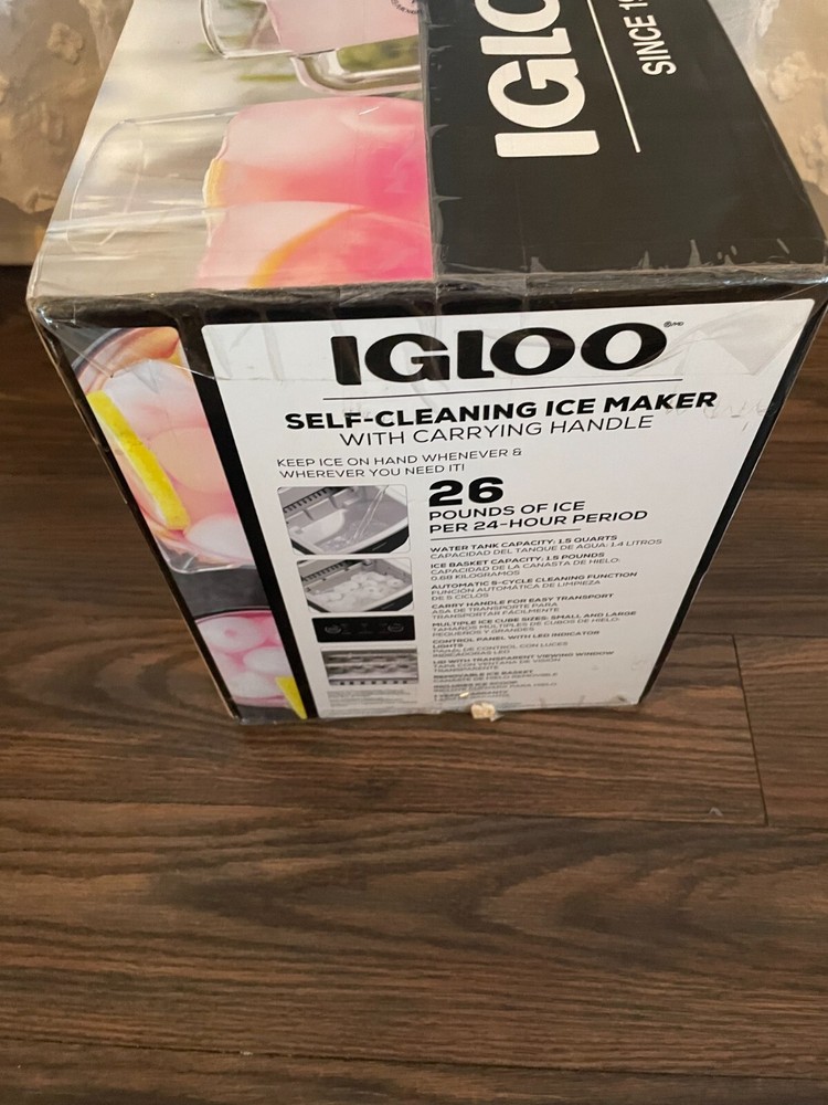Igloo Automatic Self-Cleaning Electric Countertop Ice Maker