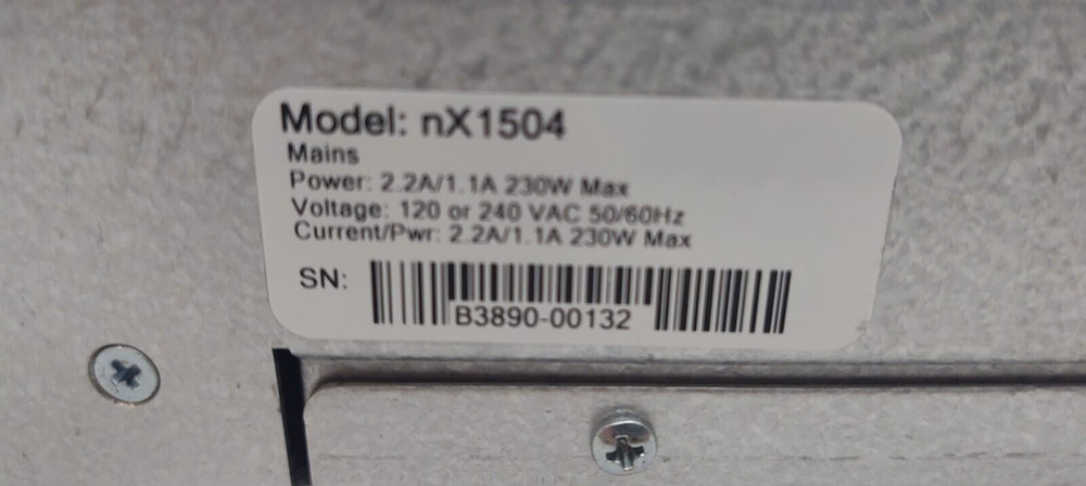 Ashly nX1504 Power Amplifier