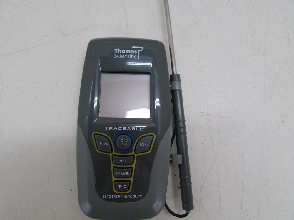 New. TRACEABLE Thermistor Thermometer: Thermistor Temp Meter with Min/Max