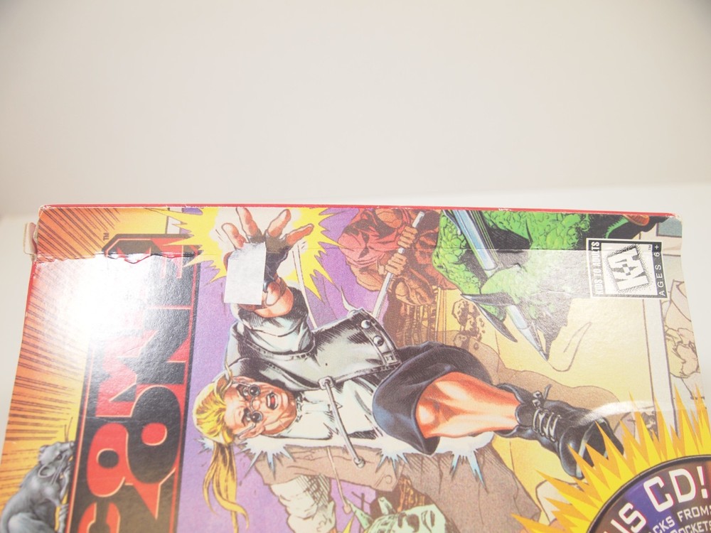 Comix Zone (SEGA Genesis) Authentic CARDBOARD BOX ONLY