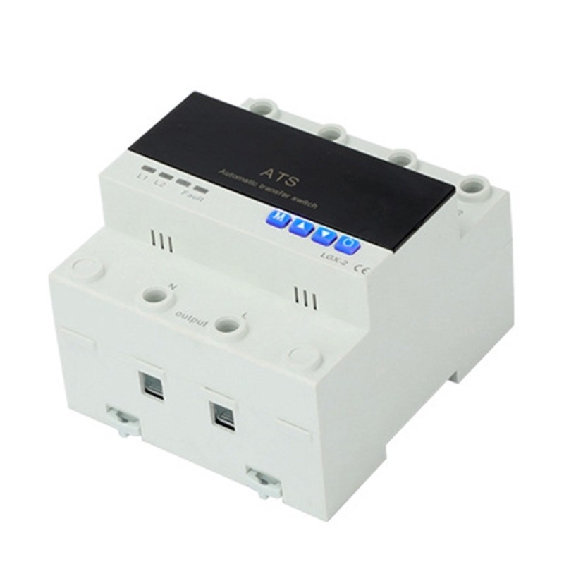 Automatic Double Power Transfer Switches 63A 220V Voltage LED Display