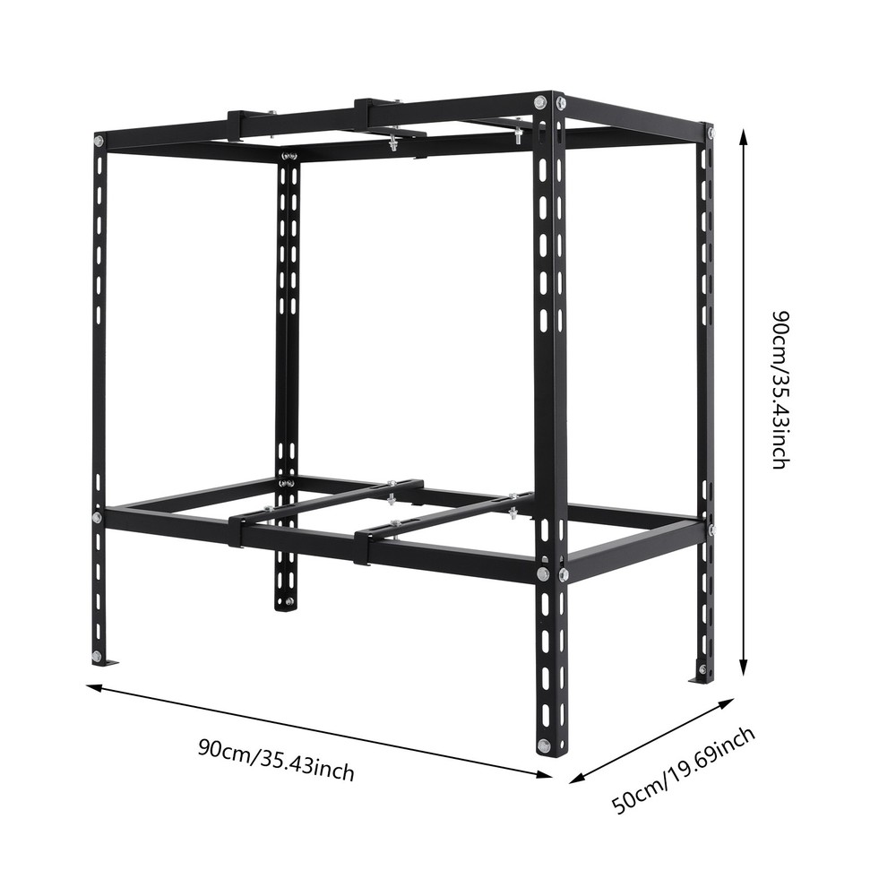 Air Conditioner Unit Support Bracket Black Stand Bracket Split Ground Bracket