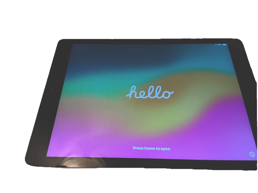 Apple iPad Tablet Black iOS Series Apple iPad 'Hello' Welcome Screen