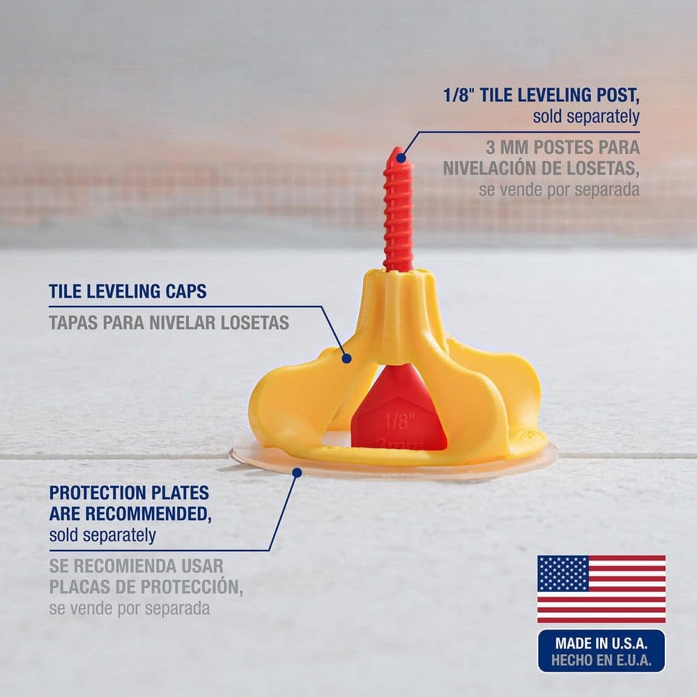 QEP LASH360 Tile Leveling Round Caps (100-Pack)