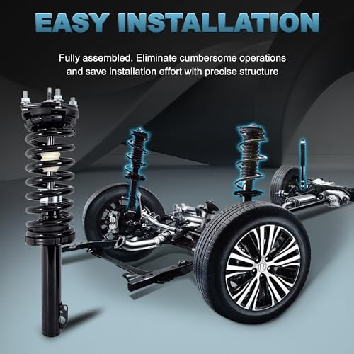 Front Pair Shock Struts Spring Assembly Compatible for 08-15 Dodge Grand