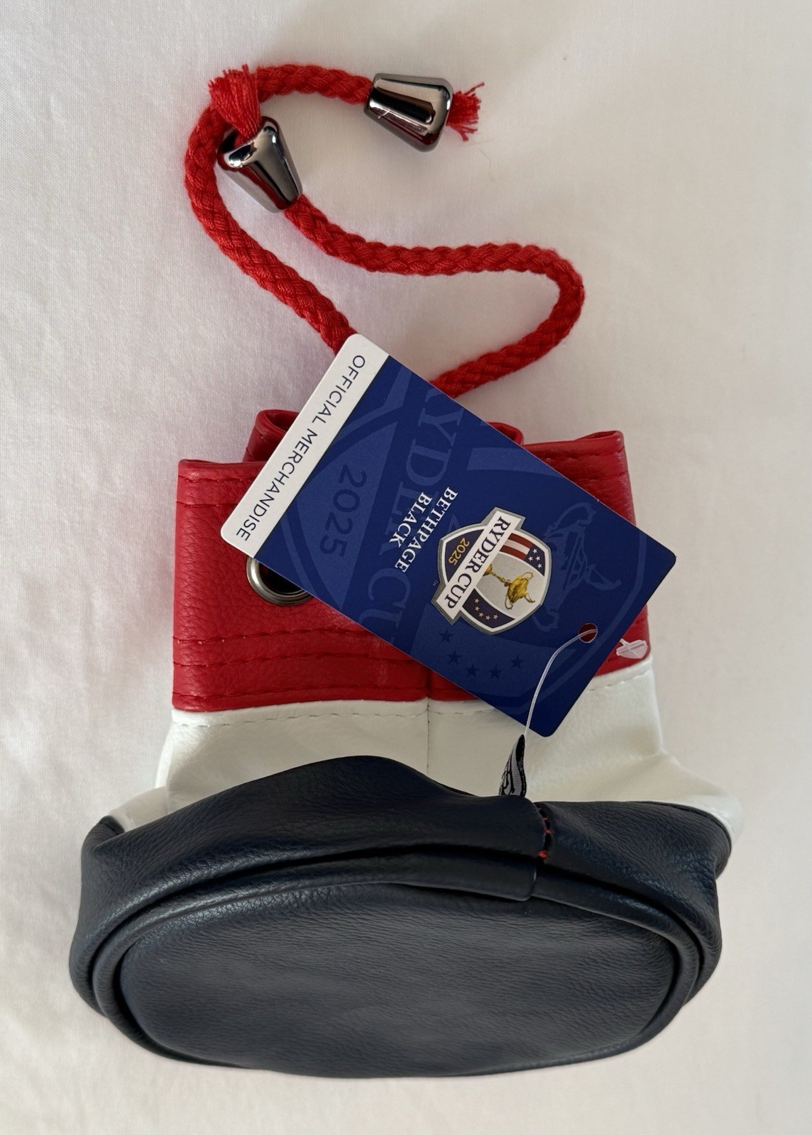 2025 Ryder Cup Valuables Pouch Bethpage Black golf with drawstring team USA new