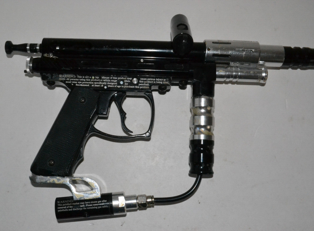 Spyder Shutter Java Edition Paint Ball Marker Gun Bundle Tested Works