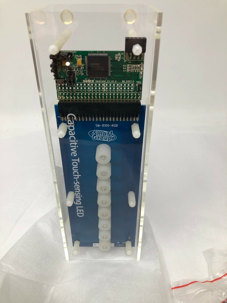 Smart Group SM-8100-RGB Capacitive Touch Sensing LED 8-button