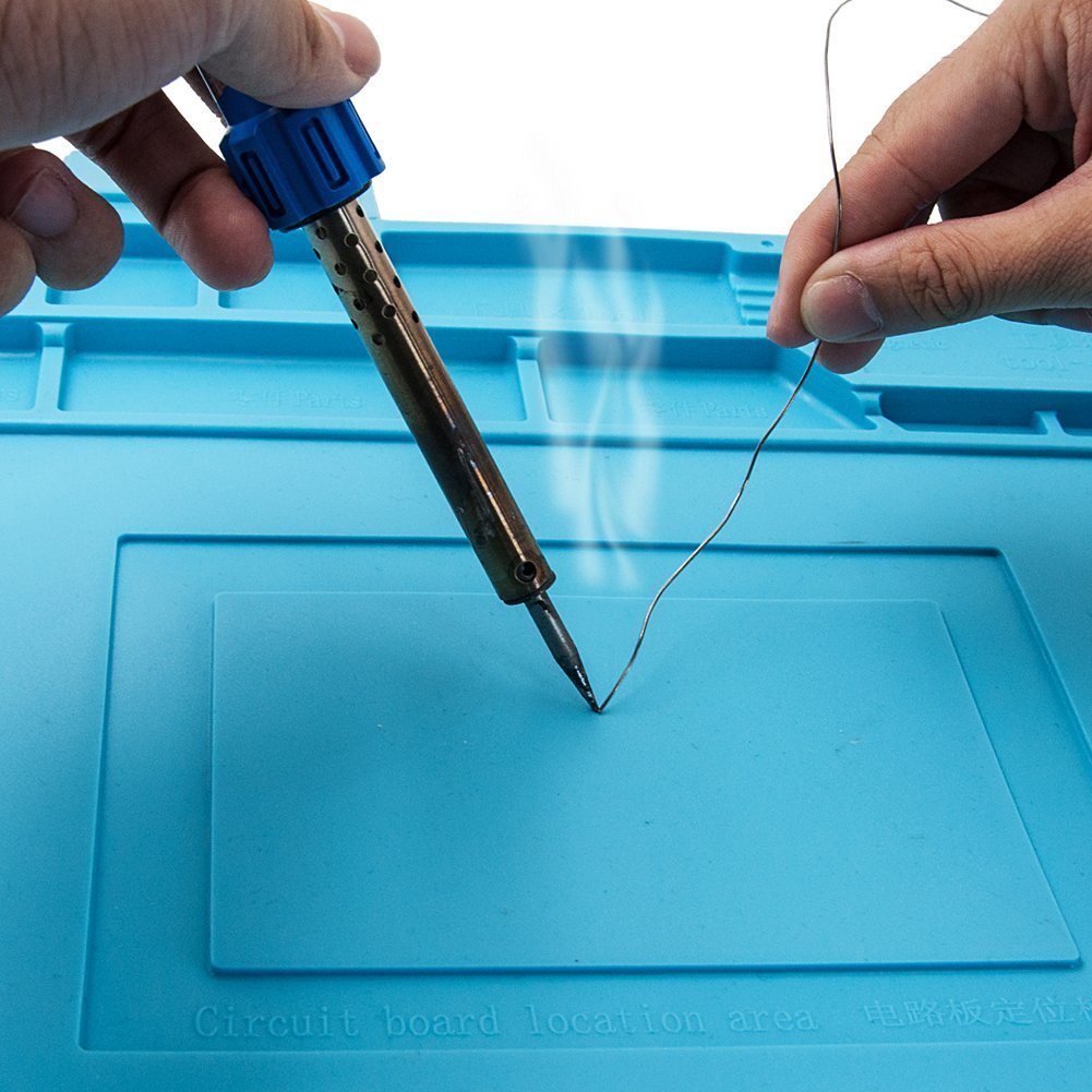 Magnetic Heat Insulation Silicone Pad Mat Platform For Soldering Repair 45x30cm