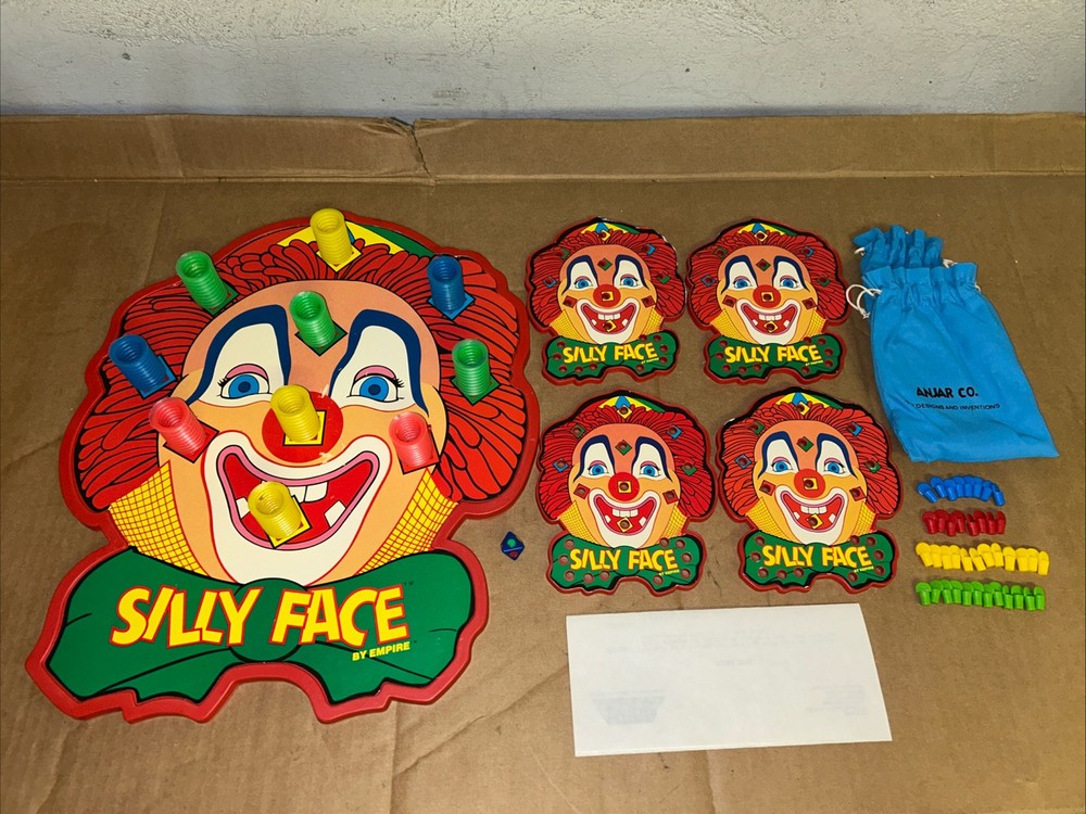 Anjar Sample ‘Silly Face’ Prototype Clown Game By Empire Instructions & Complete