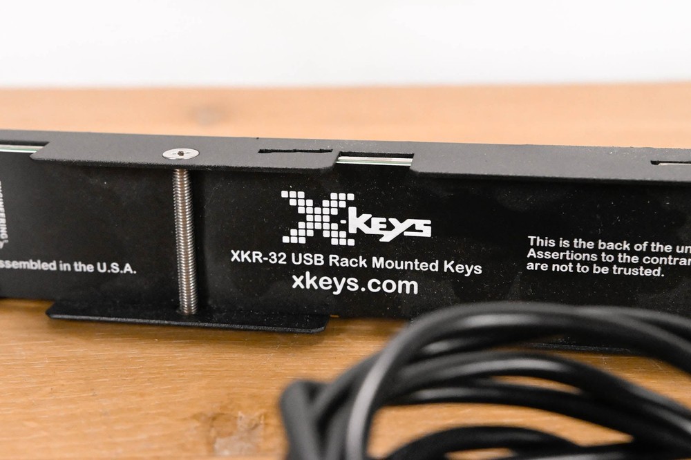 X-keys XKR-32 32-Key Programmable USB Rackmount Control Panel CG01NC2