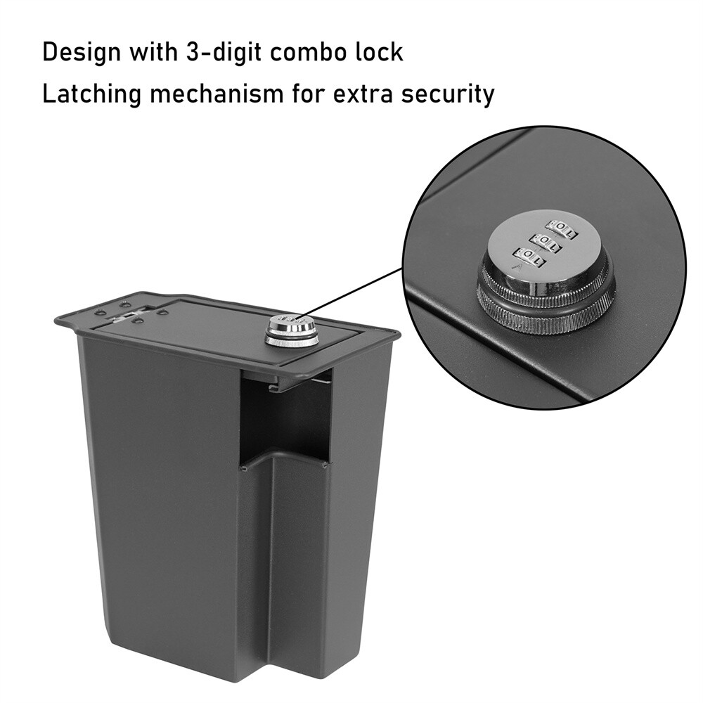 Steel Center Console Lock Vault Box for 2015-2022 Chevy Colorado GMC Canyon