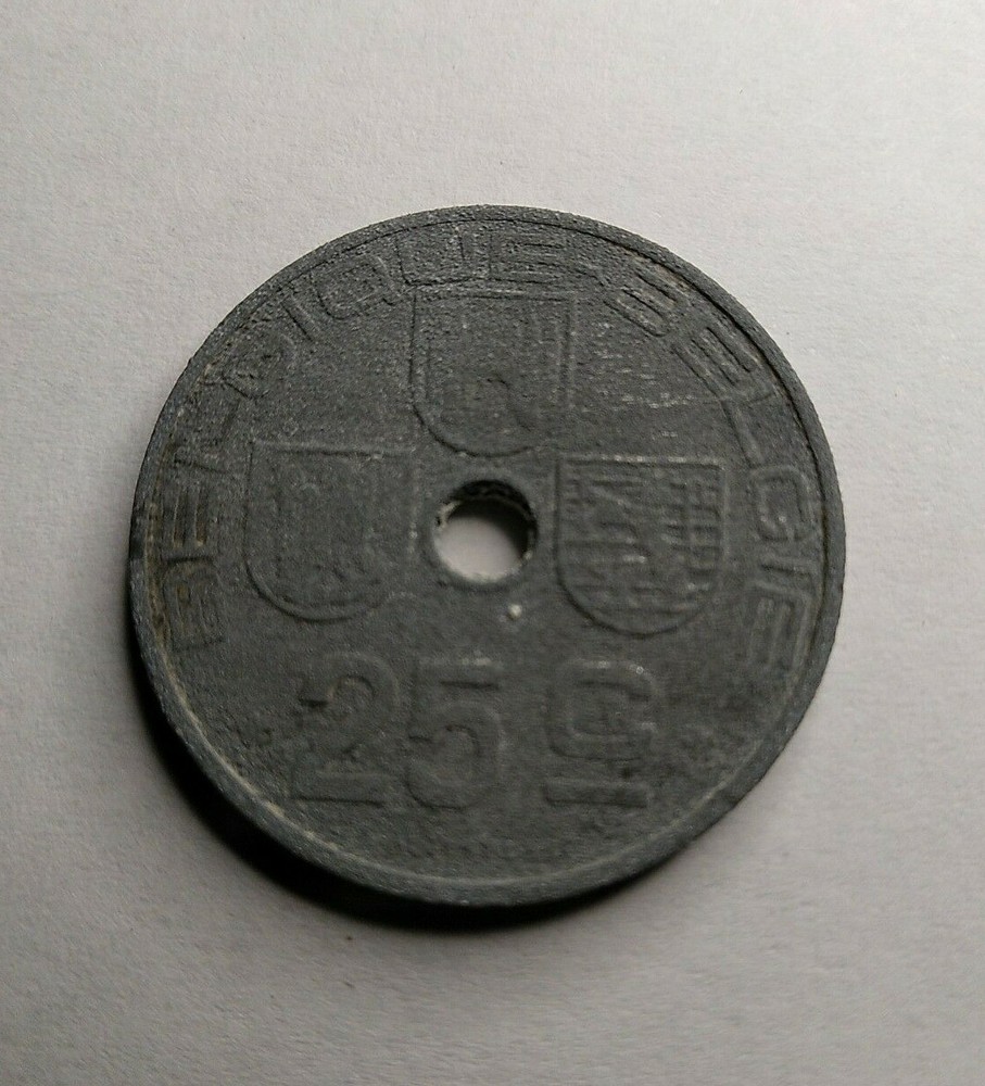 Belgium 25 Centimes 1942
