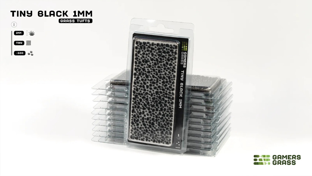Gamer's Grass: Tiny Black 1mm