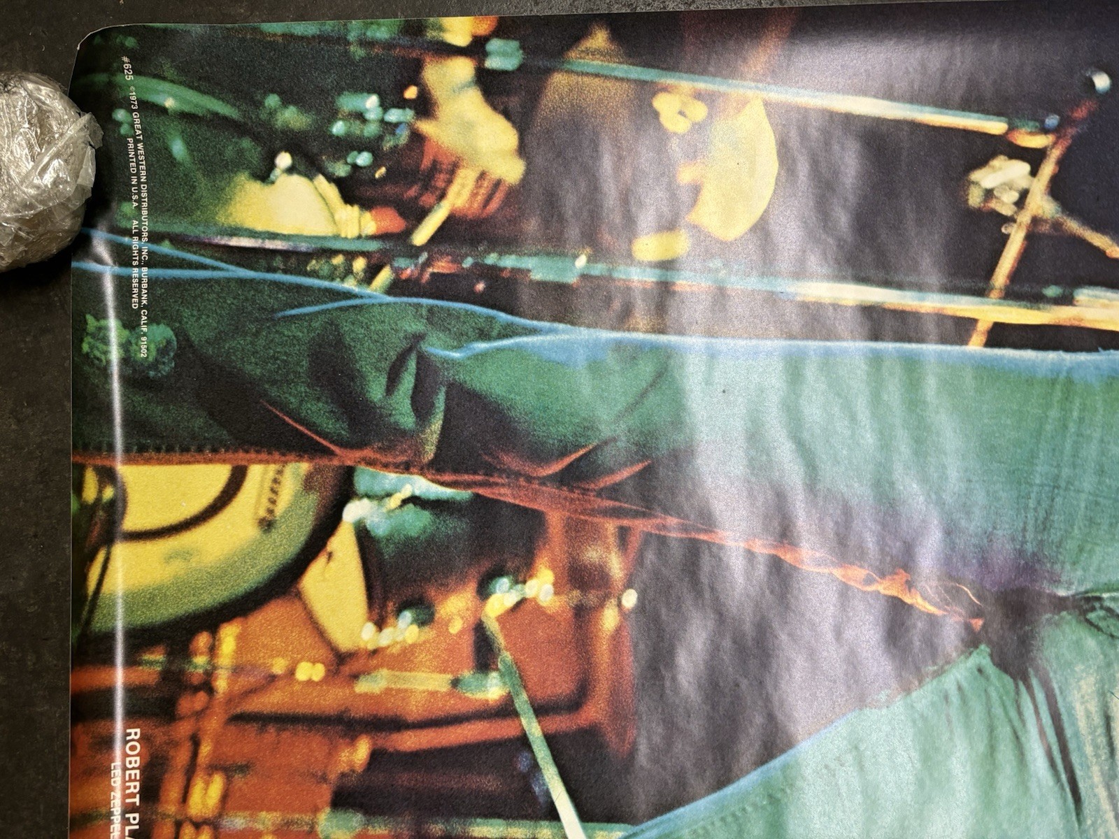 robert Plant Led Zeppelin Rock Poster Vintage 1973 C2854