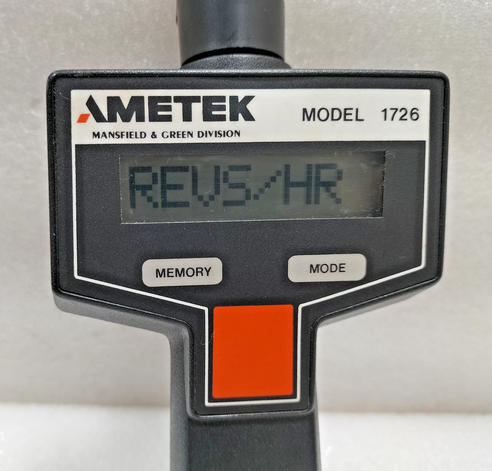 AMETEK MODEL 1726 DIGITAL TACHOMETER DUAL FUNCTION