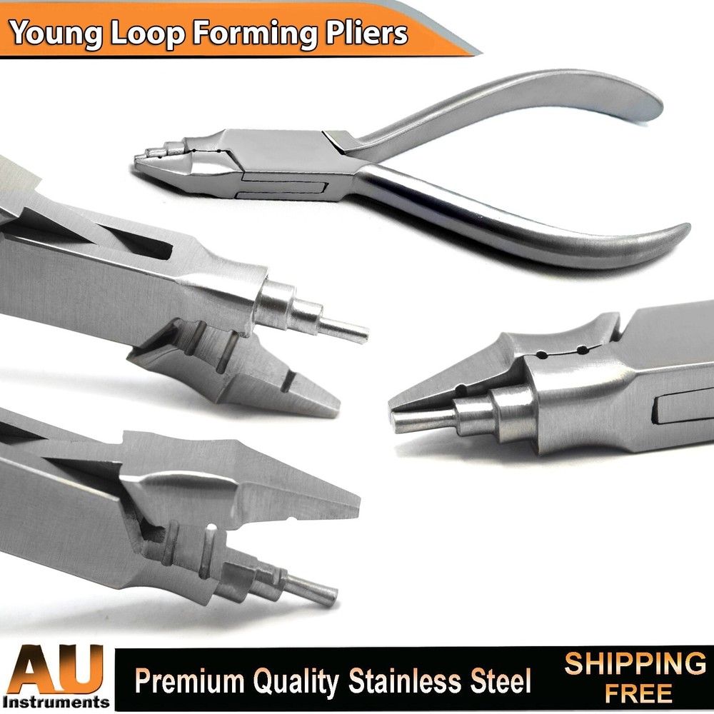 Dental Tooth Braces Young Plier Braces Wire Bending Loop Forming Lab