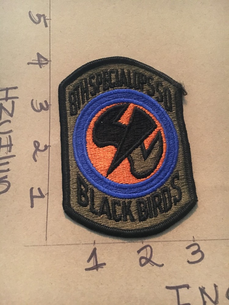 USAF 8th Special Ops Squadron subdued patch 5/30/25