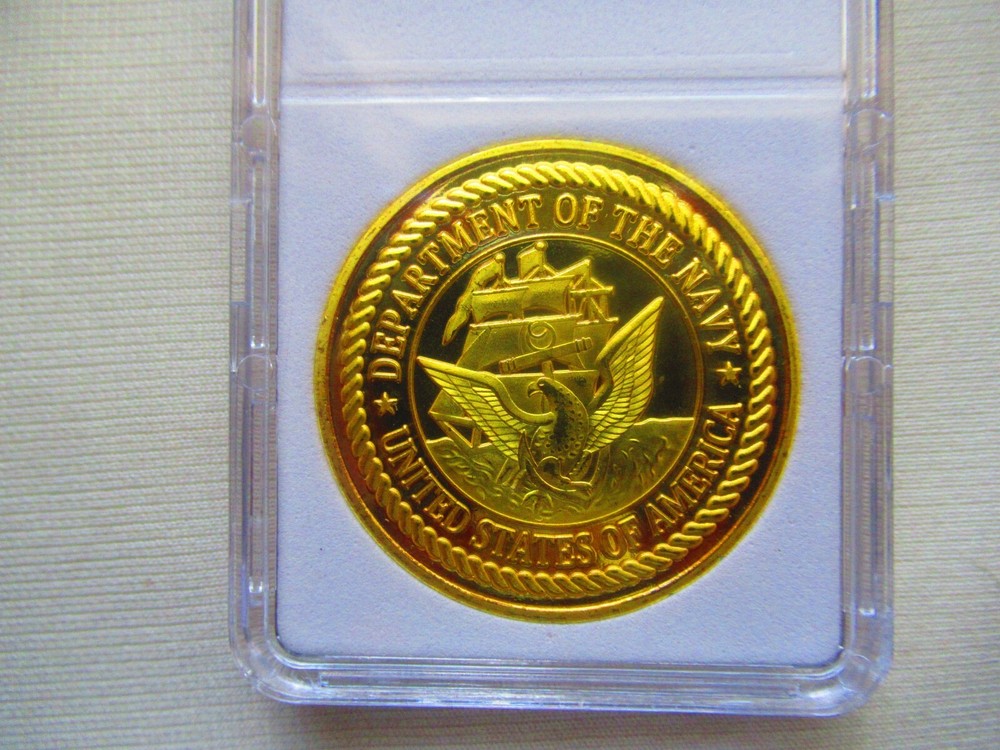 US NAVY - USS FOX DLG-33 Challenge Coin