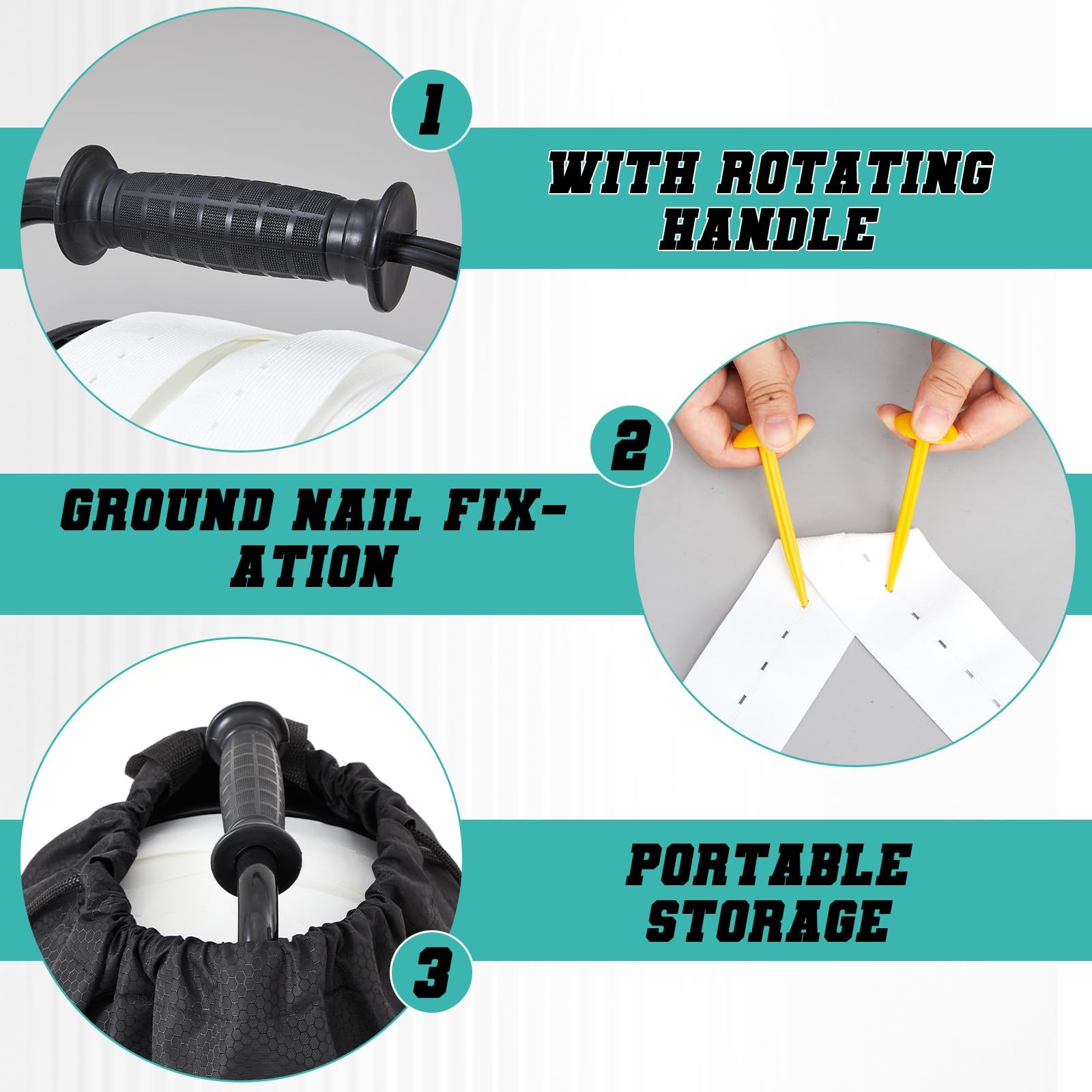 328 ft Field Marking Tape Kit Stretchable Portable Durable Pitch Marking Tape...