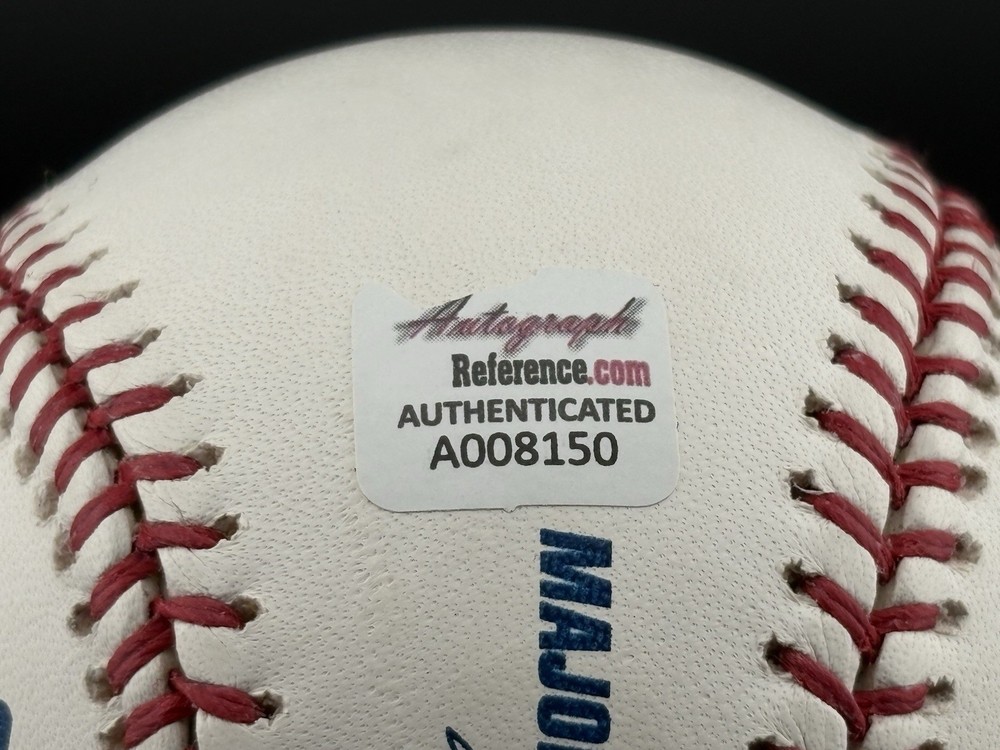 Willie Mays Signed Baseball With COA & Case