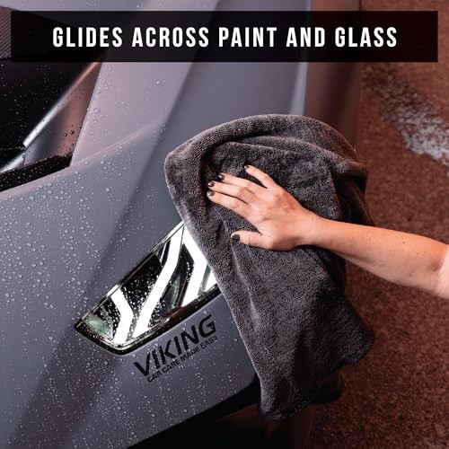 V+ Premium Microfiber Towel for Car Drying, Twisted Loop, Soft and Super