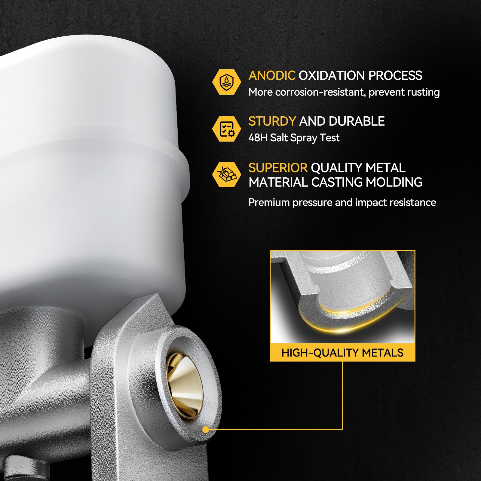 Brake Master Cylinder For Kenworth Peterbilt International 1989-12 2013 M630276