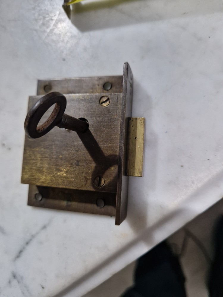 Vintage Working Lock With Key