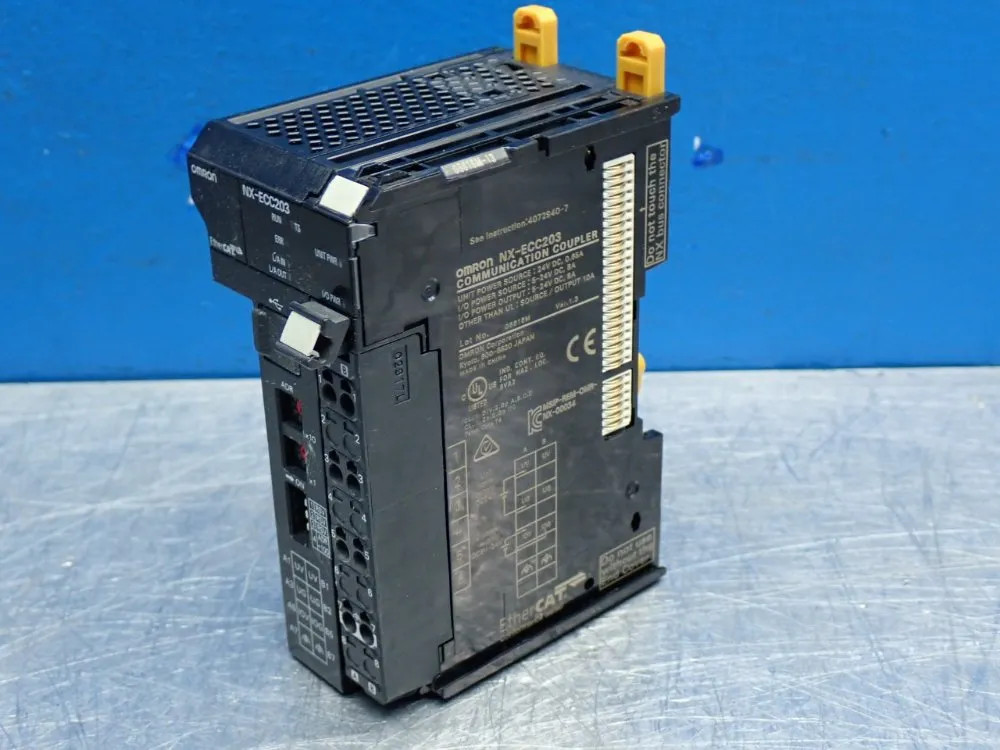 OMRON NX-SERIES ETERCAT COUPLER UNIT NX-ECC203