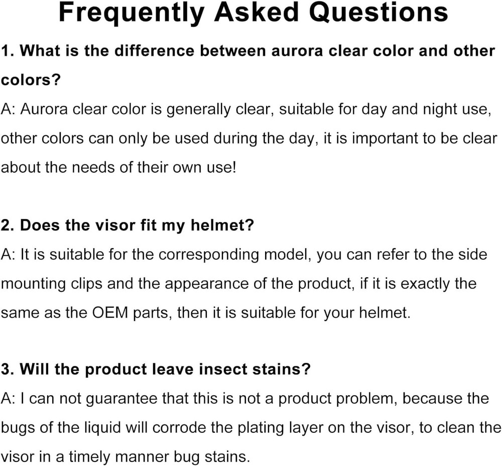 Helmet Tinted Visor Face Shield Replacement for Stream II FF808, Black