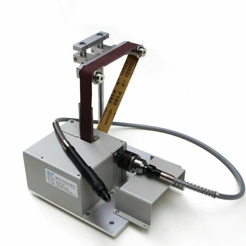 Multi-function Mini Polisher Belt Sander Polishing Machine Flexible Shaft 4in1