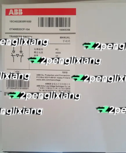 1pc ABB OT400E03CP-104 dual power conversion switch  Fast delivery