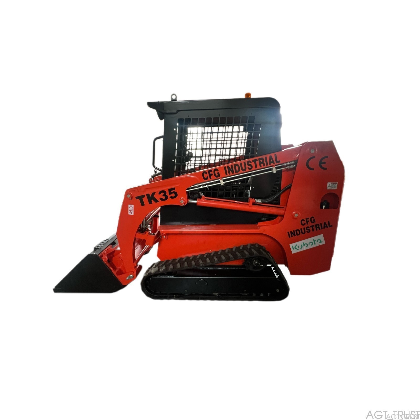 NEW 27HP 1.4 Ton CFG TK35 Tracked Mini Skid Steer Loader with Kubota Engine 2025