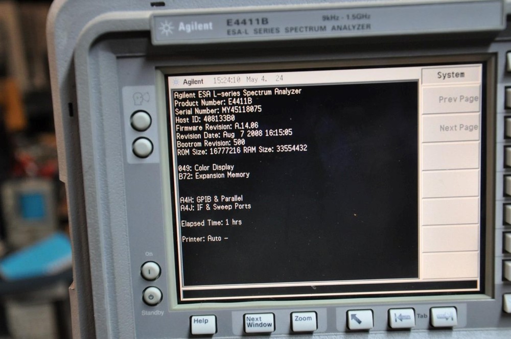 Agilent E4411B Spectrum Analyzer
