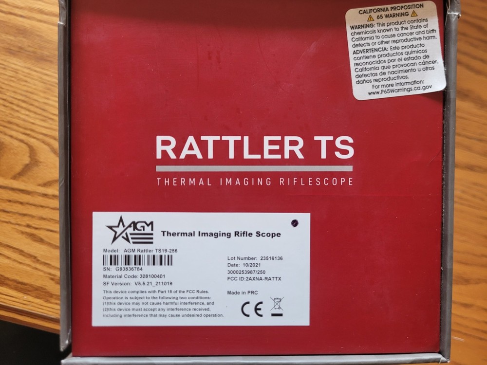 Thermal Scope Rattler TS19-256/TS25-256