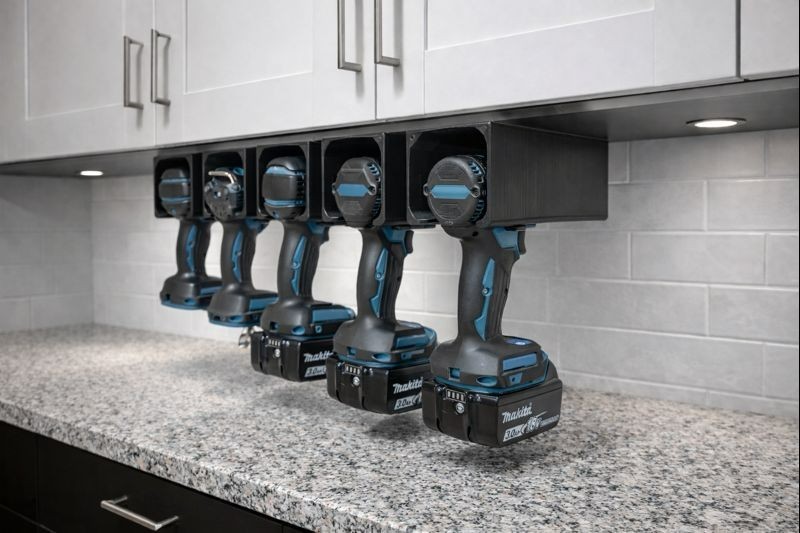 Tool Storage Drill Holder Universal Tool Storage Bit Driver Drill Impact Driver