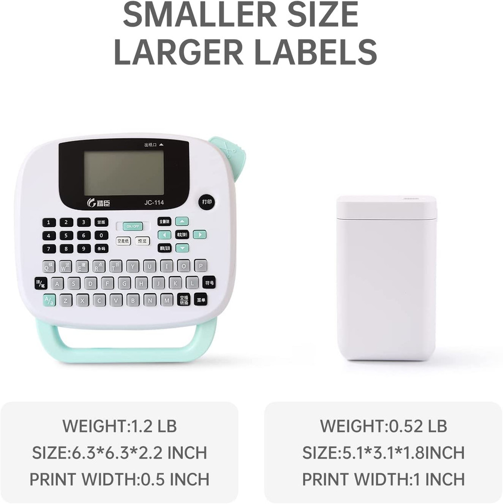 Label Maker Machine D101 Label Printer Portable Wireless Connection Multiple Tem