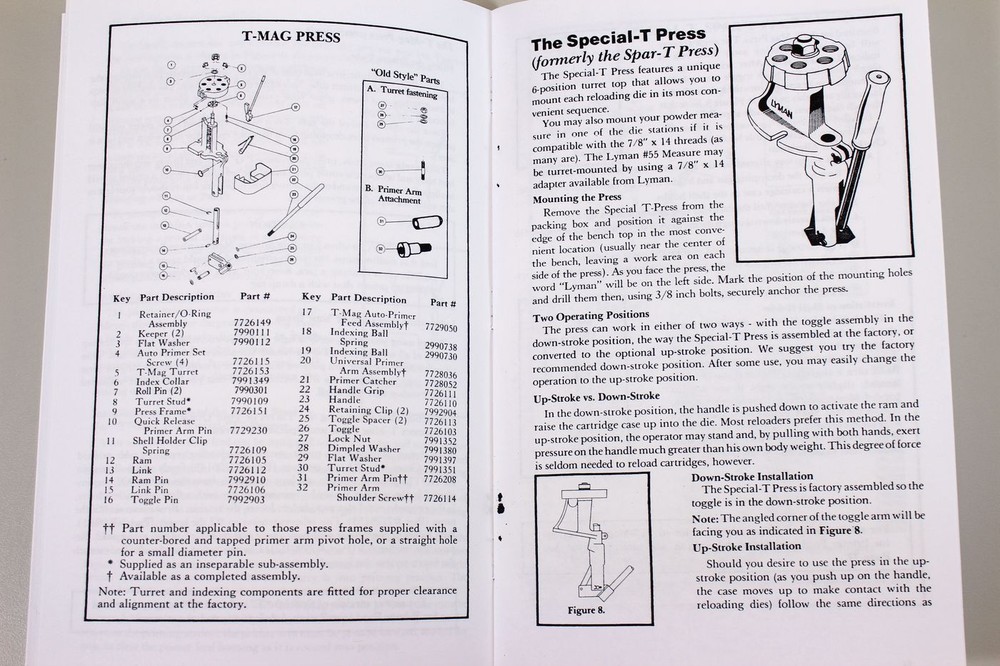 Lyman Orange Crusher Press Reloading Owners User Manual Instructions Operators