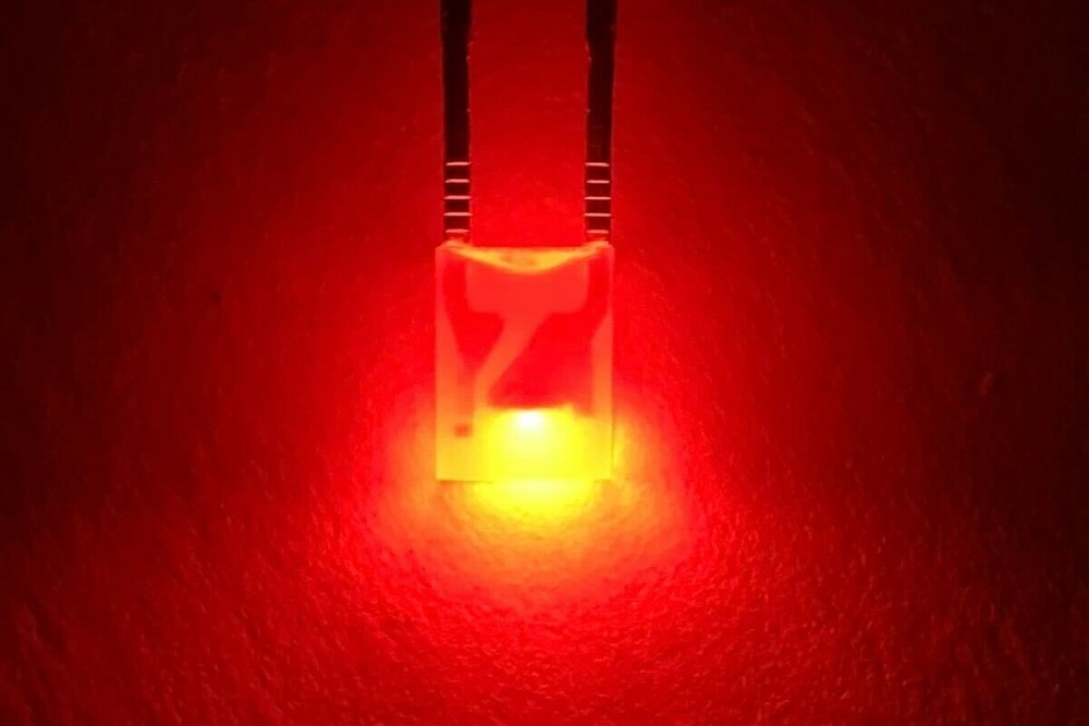 (10) 3mm GM GMC Chevy CUBE LED Interior Climate Control Switch Light Bulbs RED