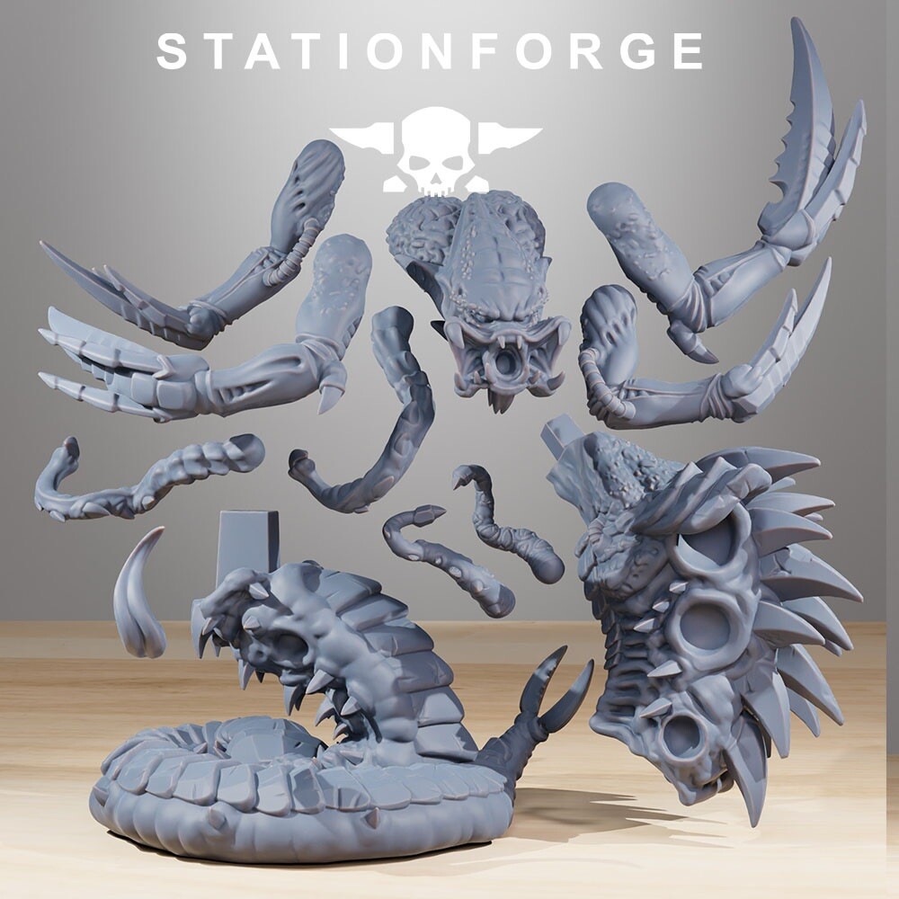 Xenarid Brainiac, Leviathan Fleet, Hive Monster Bug, Stationforge