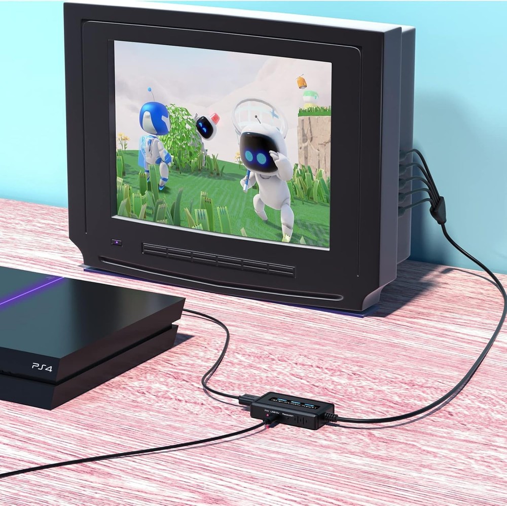 HDMI to Component Converter with Scaler Function, 1080P YPbPr Black