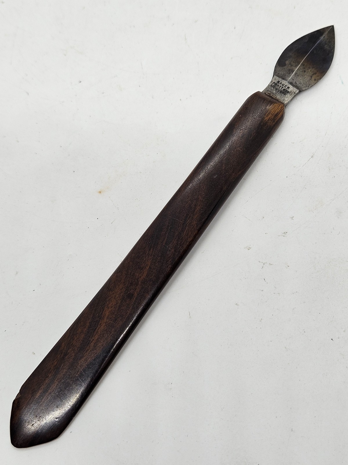 Antique 1800's Single Blade Barber's Bloodletting Quack Medical Scalpel Fleam
