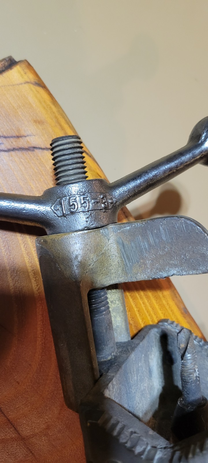 Ultra Rare Antique White Showers Inc Hand Crank Hot Tapping Tool Detroit,MI