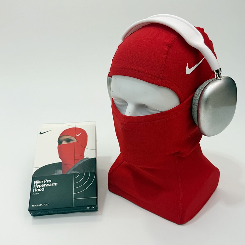 Nike Pro Therma-Fit Hyperwarm Hood Ski Mask Balaclava -US Stock - RED
