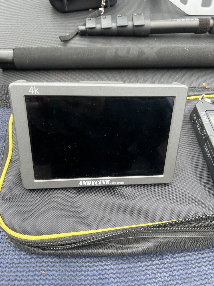Professional filming gear.
