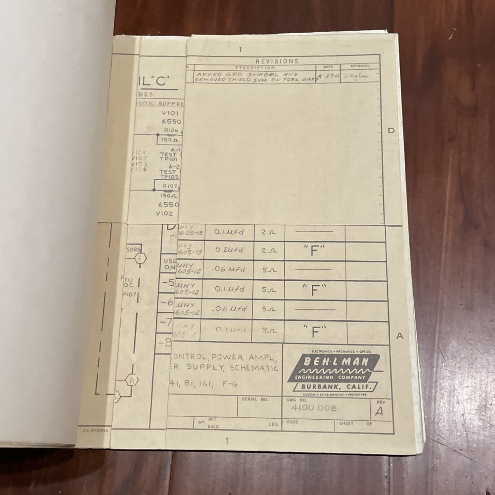 Behlman Model 161-C-1 Instruction Manual