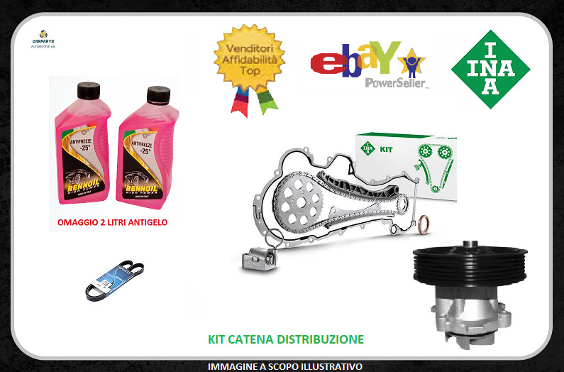 Fiat Tipo (356,357) 1.3D timing chain kit + pump + INA service belt