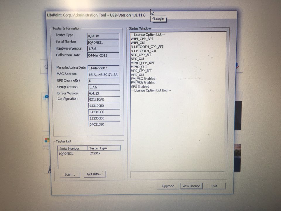Lite Point IQ2010 Connectivity test system-WiFi,Bluetooth,MIMO,GPS